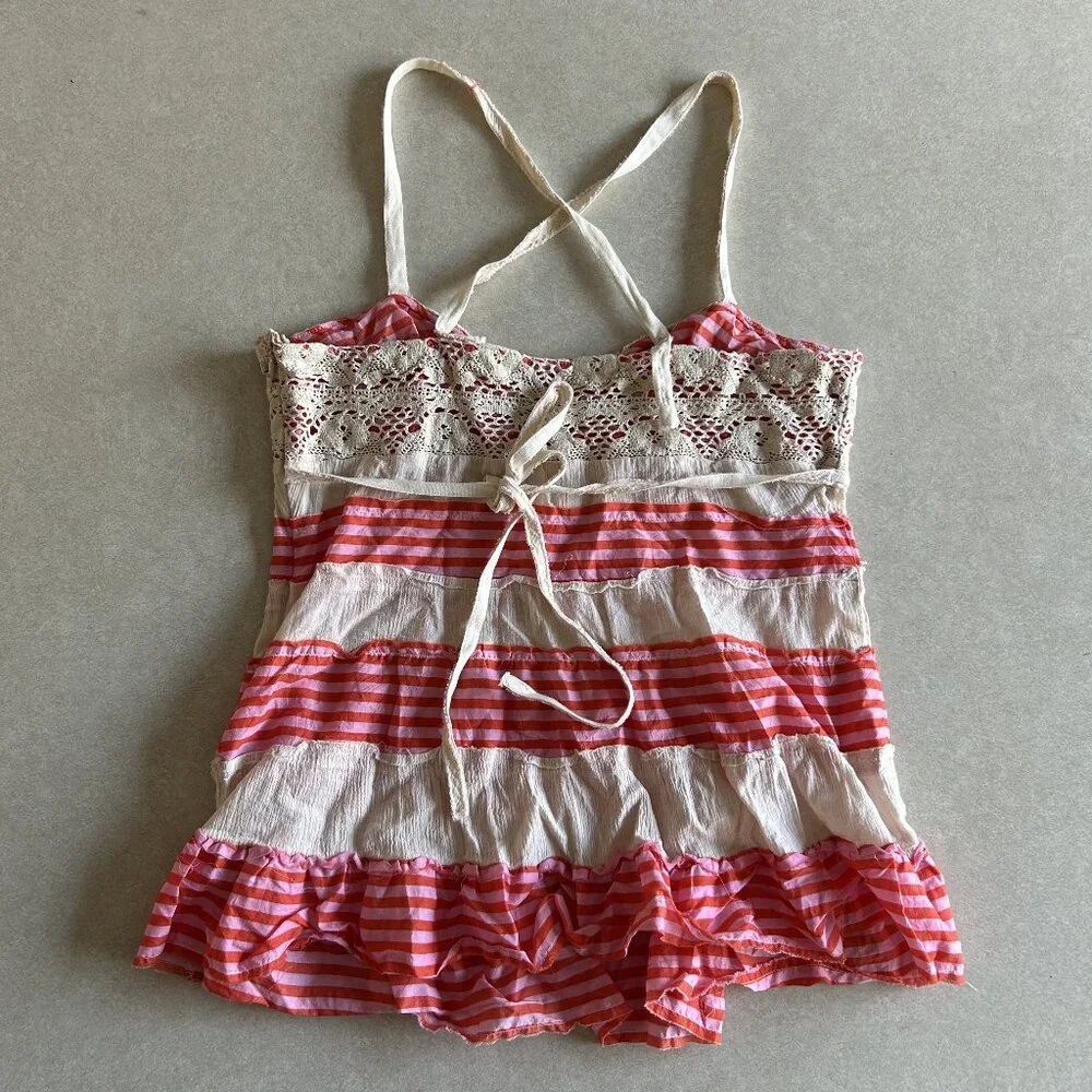 Free People Fruit Stripes Babydoll ASO Princess Protection Program